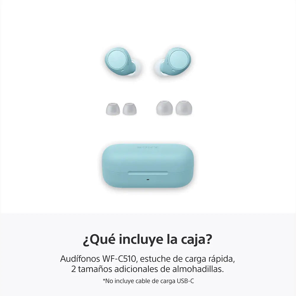 Audífonos Sony Inalambricos In Ear WF-C510 - Azul