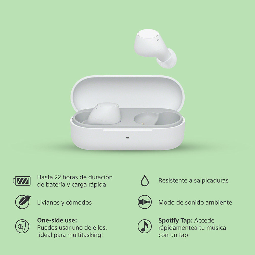 Audífonos Sony Inalambricos In Ear WF-C510 - Blanco