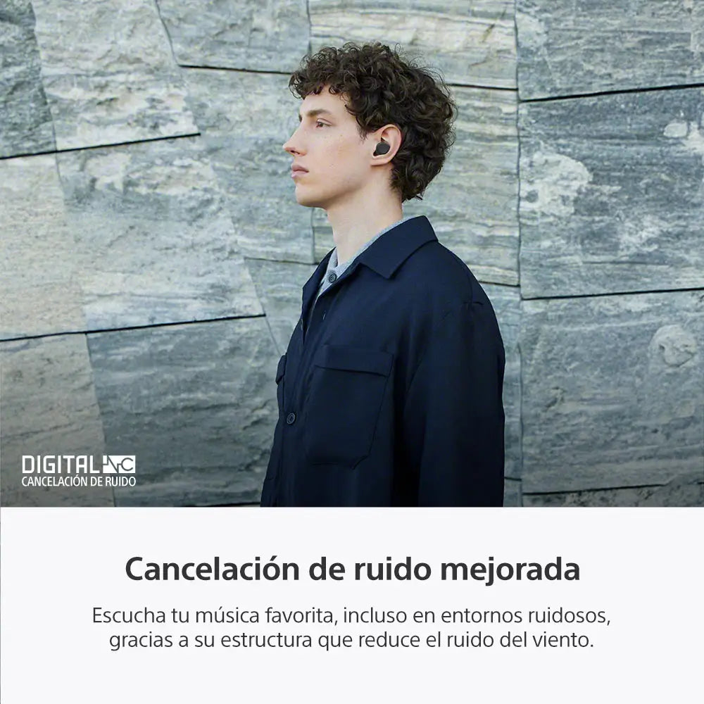 Audífonos Sony Inalambricos con Cancelacion de Ruido In Ear WF-C710N - Negro