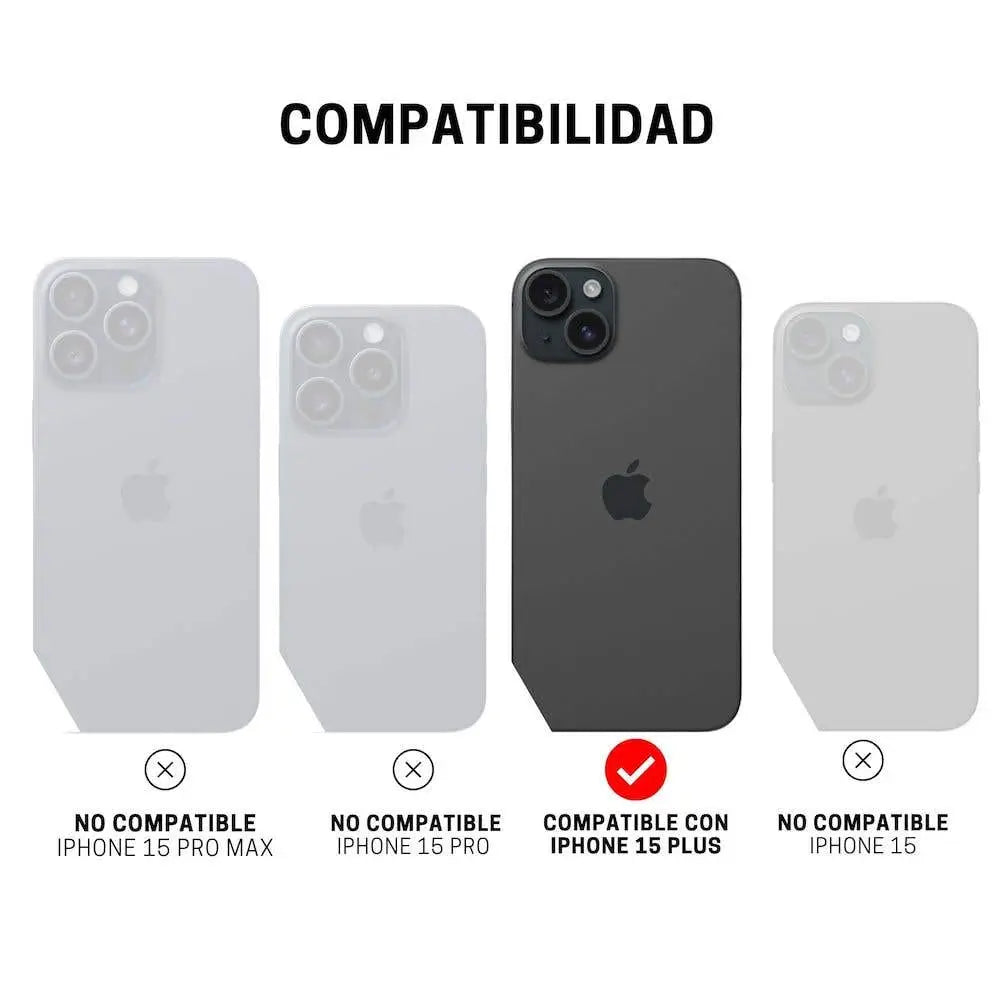 Case ItSkins para iPhone 15 Plus - Transparente
