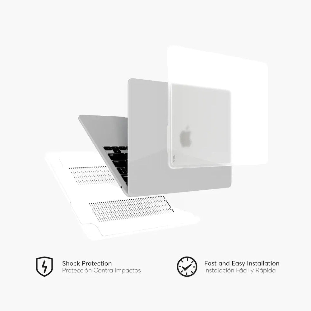 Hardcase NCO Shock para Macbook Air M2/M3 13.6 - Transparente