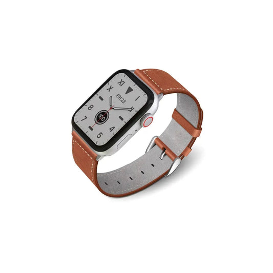Correa en cuero NCO LeatherBand para Watch (42/44/45/49mm) - Caramelo