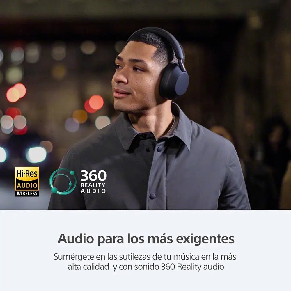 Audífonos Sony inalámbricos con cancelación de Ruido Around Ear WH1000XM5 - Negro
