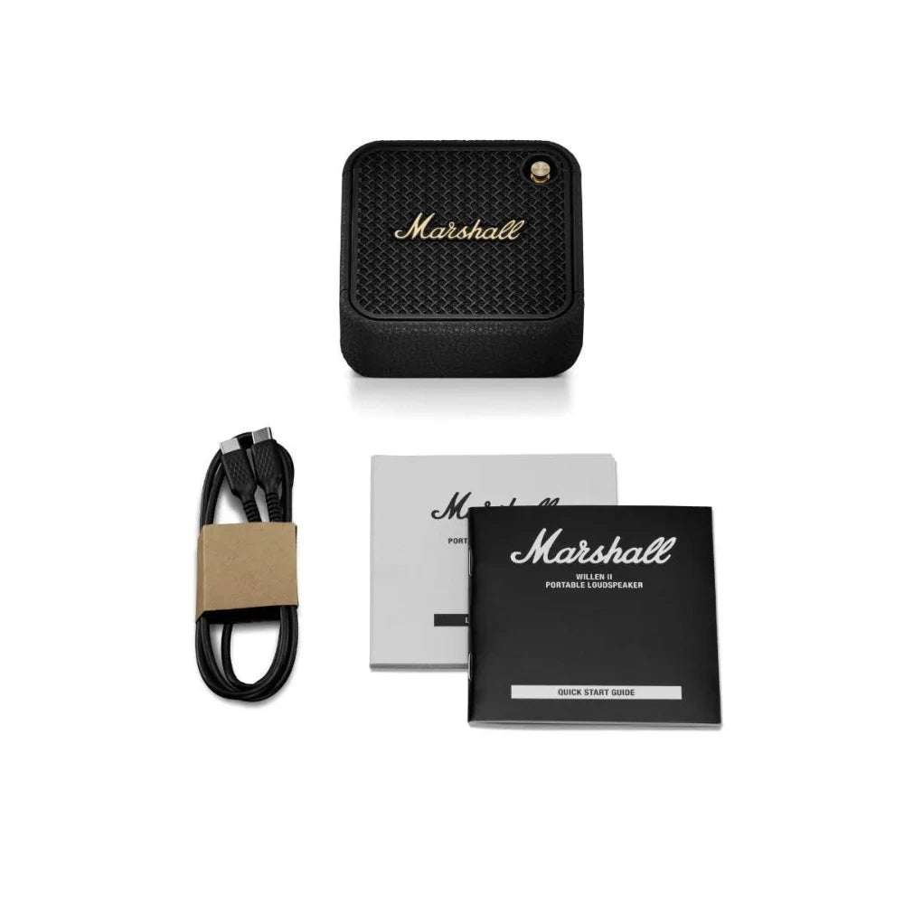 Parlante Marshall Willen II Bluetooth - Negro/Laton