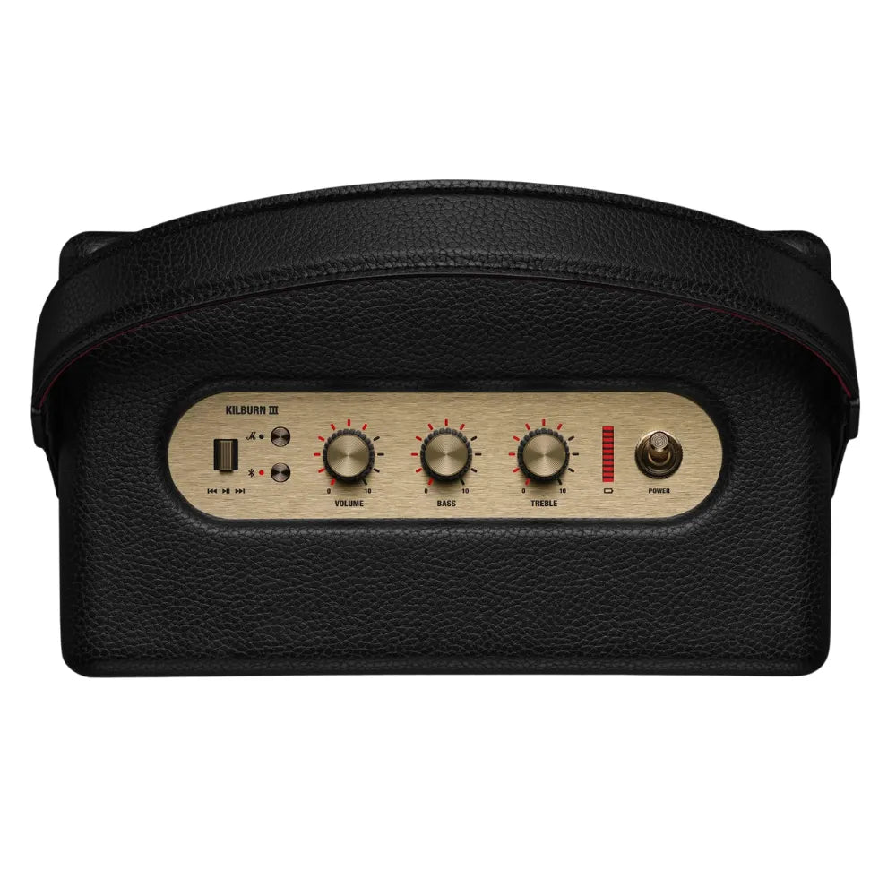 Parlante Marshall Portátil Kilburn III Bluetooth - Negro y Marrón