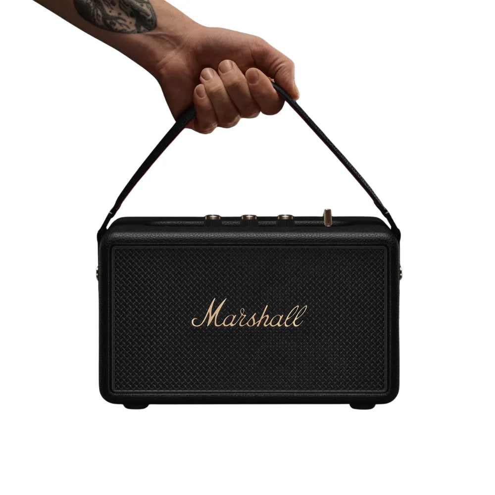 Parlante Marshall Portátil Kilburn III Bluetooth - Negro y Marrón