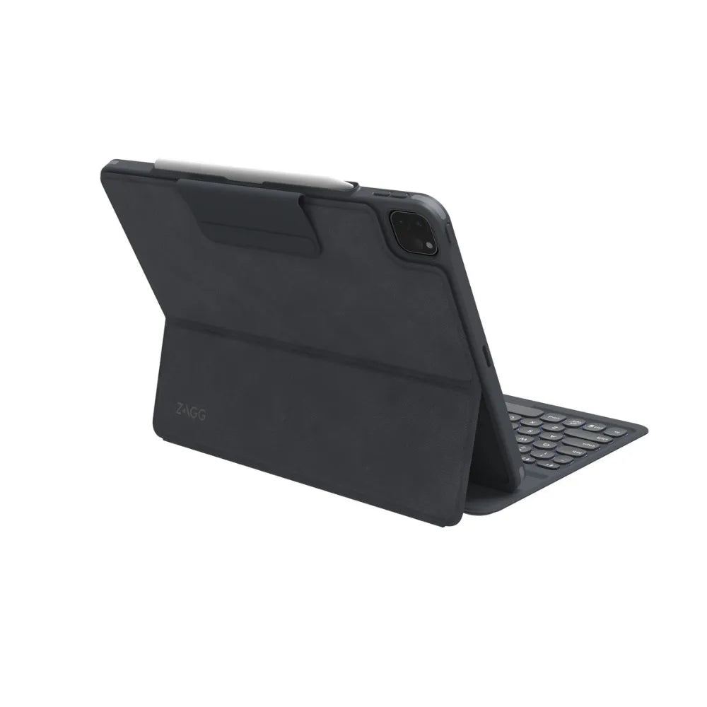 Teclado Zagg con Funda Pro Keys para iPad Pro 11 (Gen 4,3,2,1), Air 11 M2, Air 10.9 (Gen 5,4) - Negro