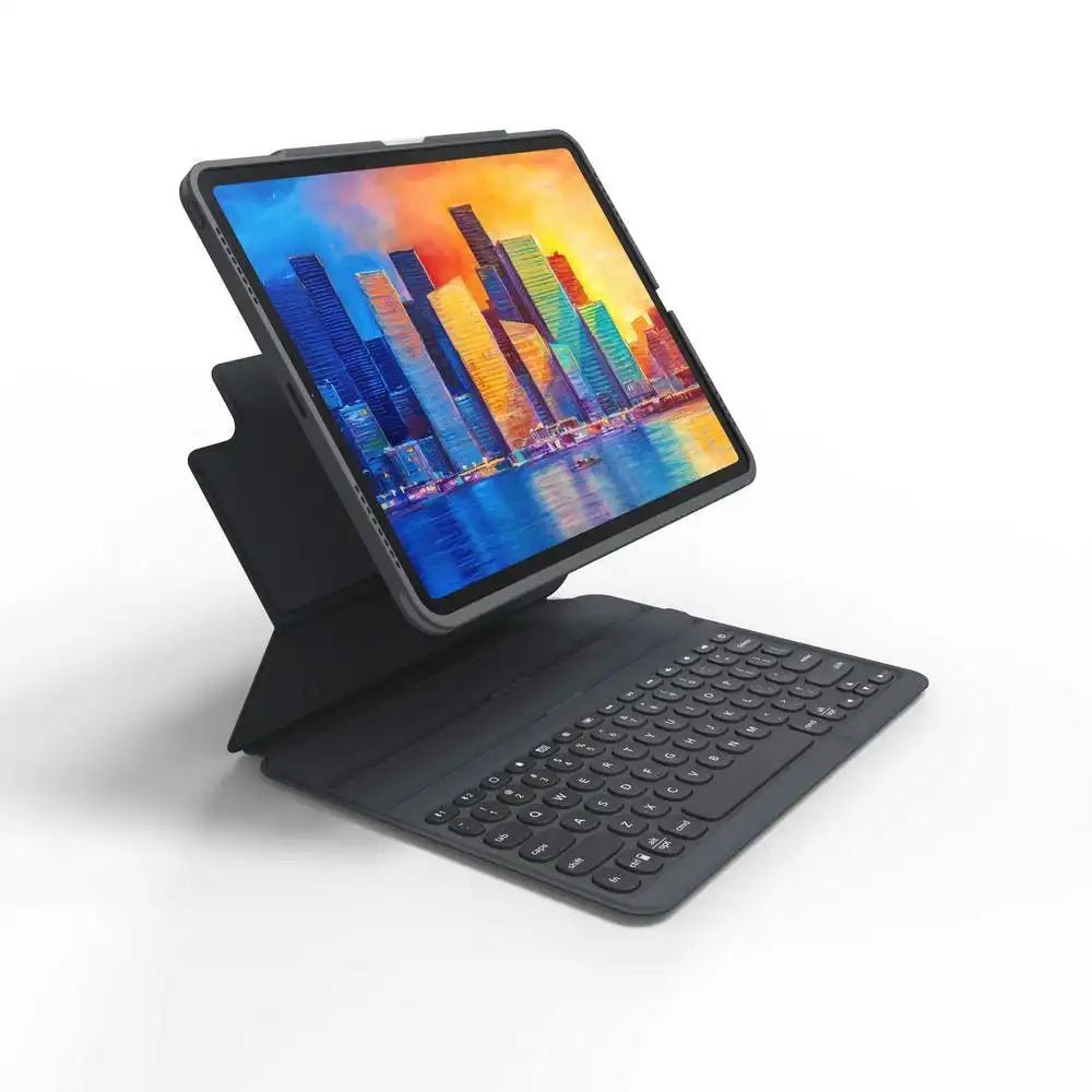 Case con teclado ZAGG Pro Keys para iPad Air 13 (M2, M3, M4) , iPad Pro 12.9 (3ra a 6ta Gen) - Negro