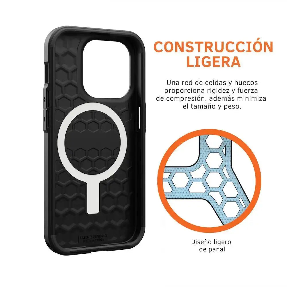 Case UAG Civilian para iPhone 15 Pro con Magsafe - Negro