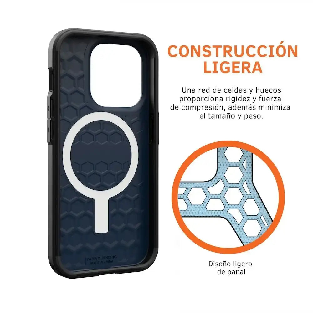 Case UAG Civilian para iPhone 15 Pro con Magsafe - Azul Oscuro