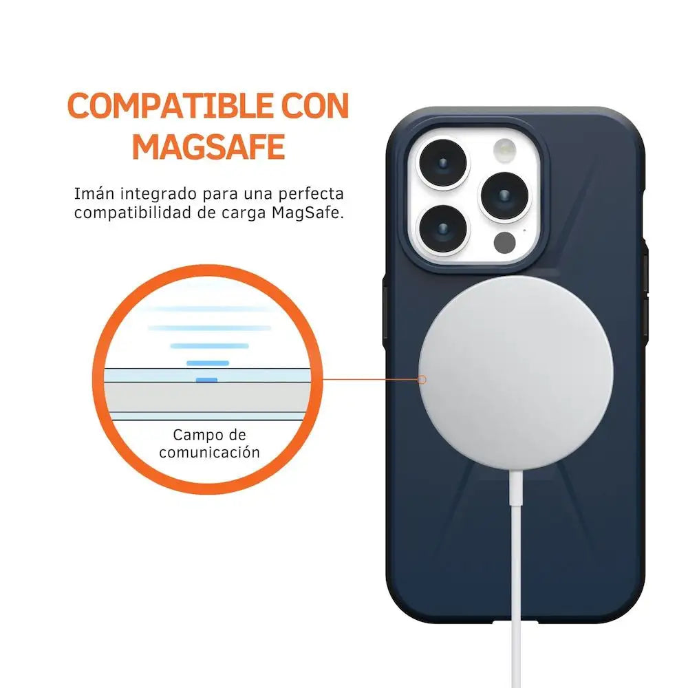 Case UAG Civilian para iPhone 15 Pro con Magsafe - Azul Oscuro