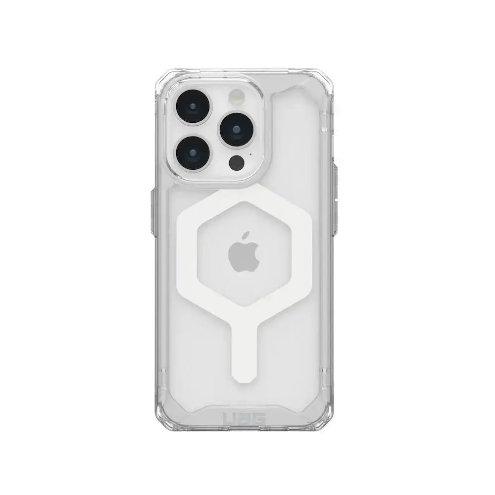 Case UAG Plyo con MagSafe para iPhone 15 Pro - Transparente/Blanco