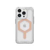 Case UAG Plyo con MagSafe para iPhone 15 Pro Max - Transparente/Oro Rosa