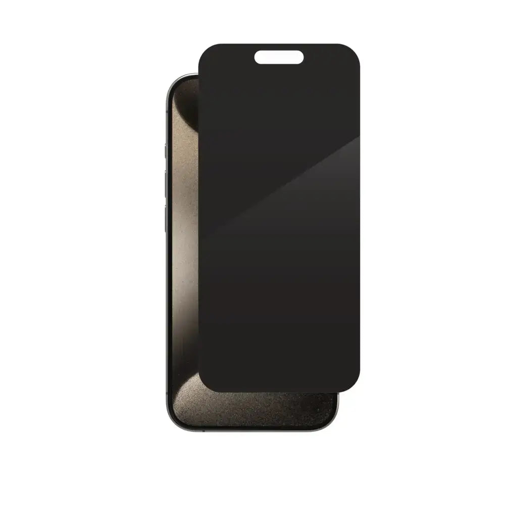 Protector de Pantalla Glass Elite ZAGG para iPhone 15 Pro privacidad 360