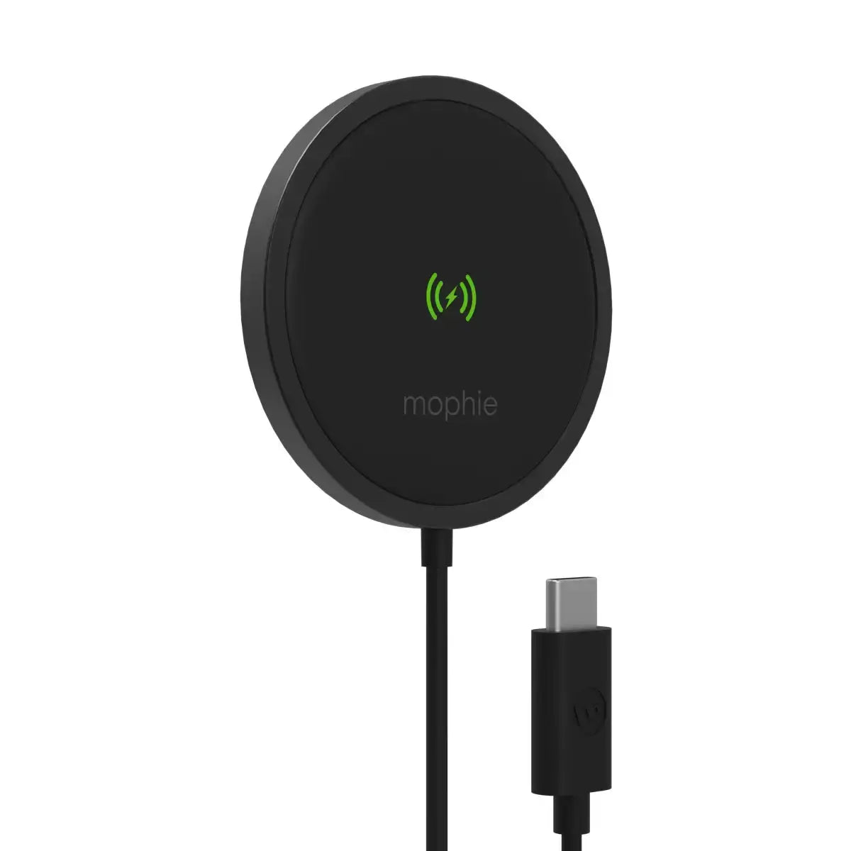 Cargador inalámbrico snap+ Mophie MagSafe 15W - Negro