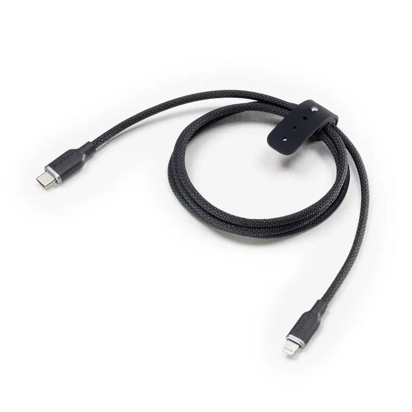 Cable de carga Mophie Premium USB-C a Lightning de 3m - Negro