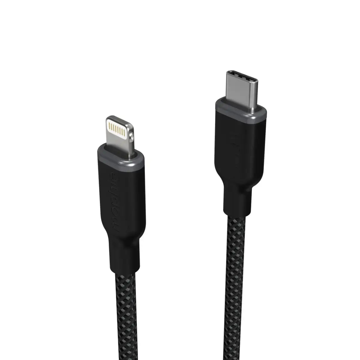 Cable de carga Mophie Premium USB-C a Lightning de 3m - Negro