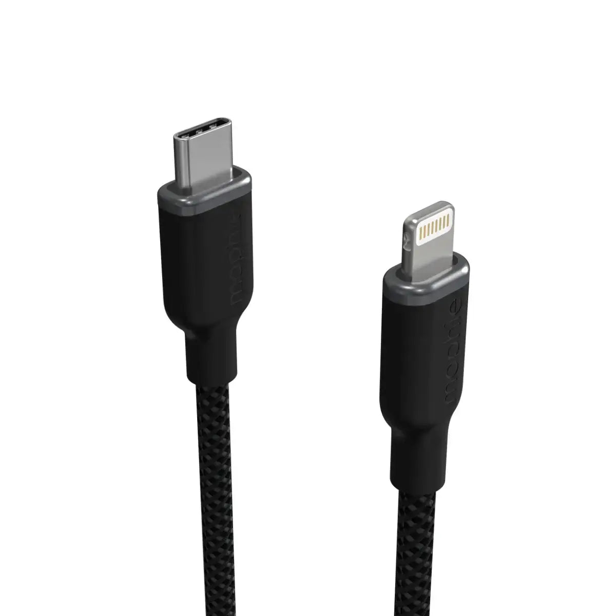 Cable de carga Mophie Premium USB-C a Lightning de 3m - Negro