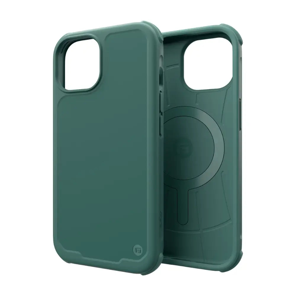 Case CLCKR Carbon con Magsafe para iPhone 15  - Verde Militar