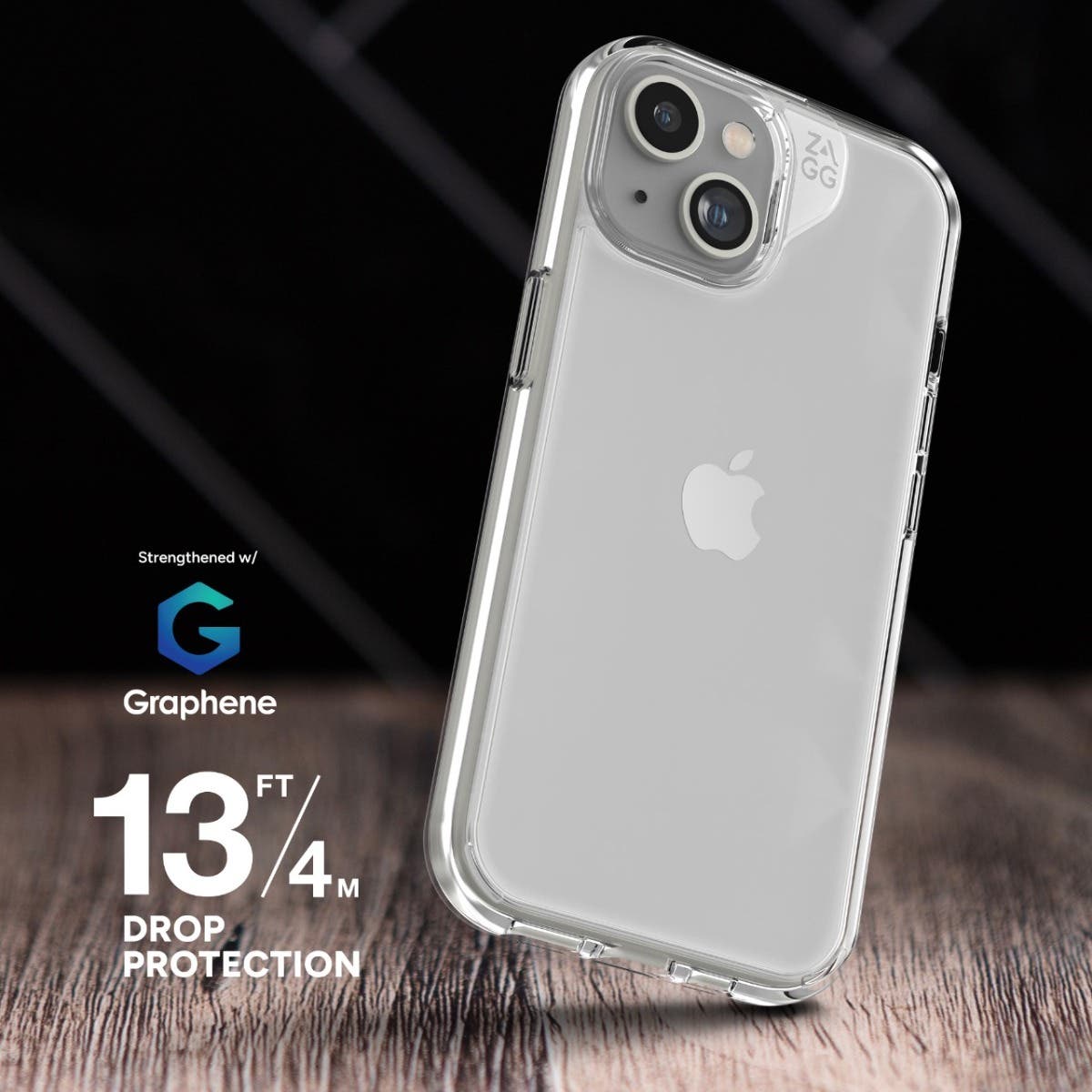 Case ZAGG Crystal Palace para iPhone 15Plus/14 Plus - Transparente