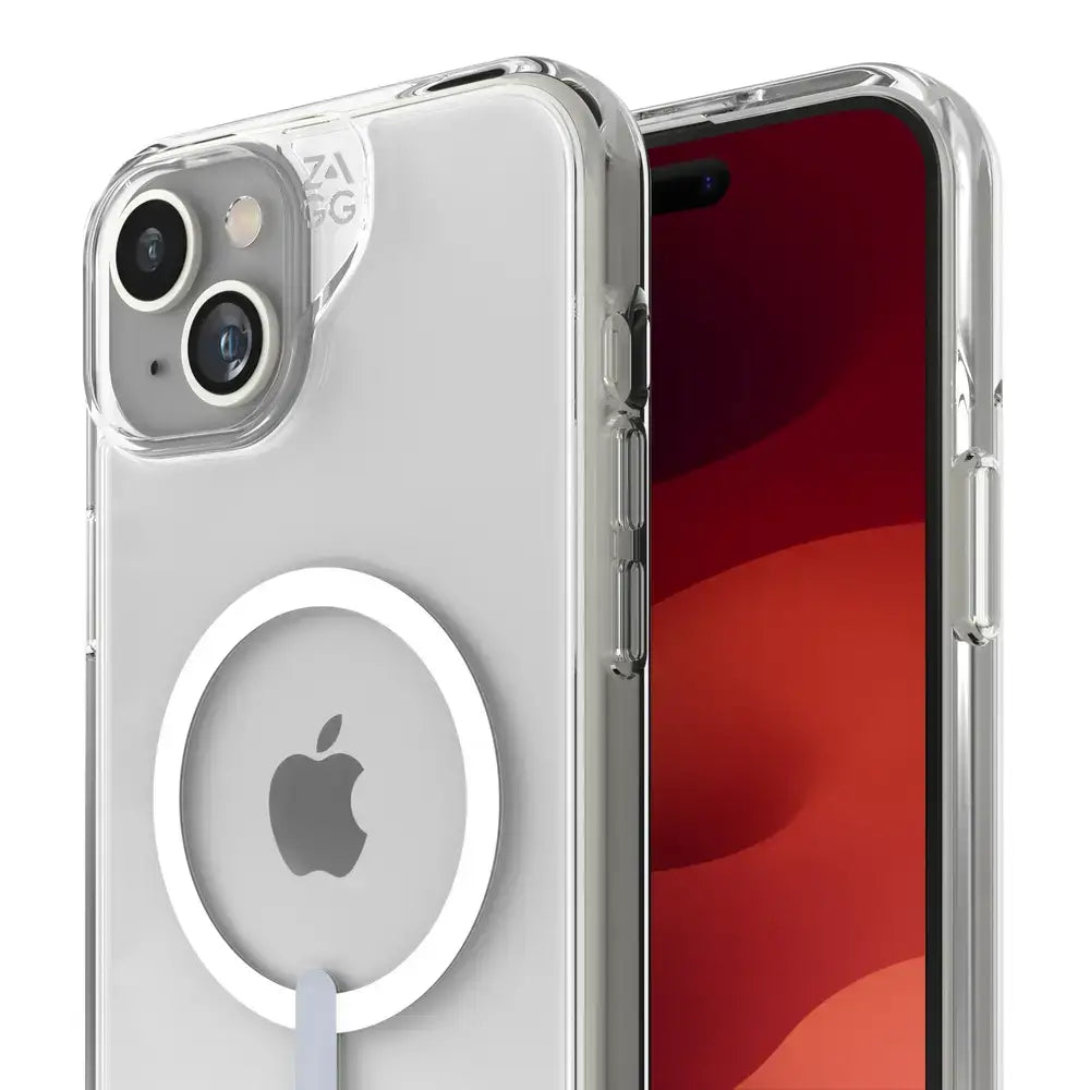 Case ZAGG Crystal con Magsafe para iPhone 15 Plus/14 Plus - Transparente