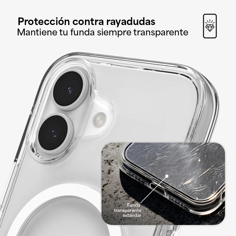 Case ZAGG Crystal Palace con MagSafe KS para iPhone 17 - Transparente