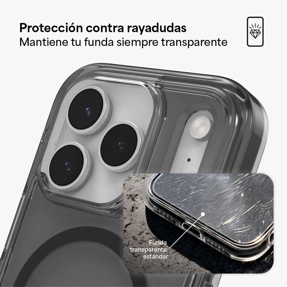 Case ZAGG Santa Cruz con MagSafe KS para iPhone 17 Pro Max - Negro Medianoche