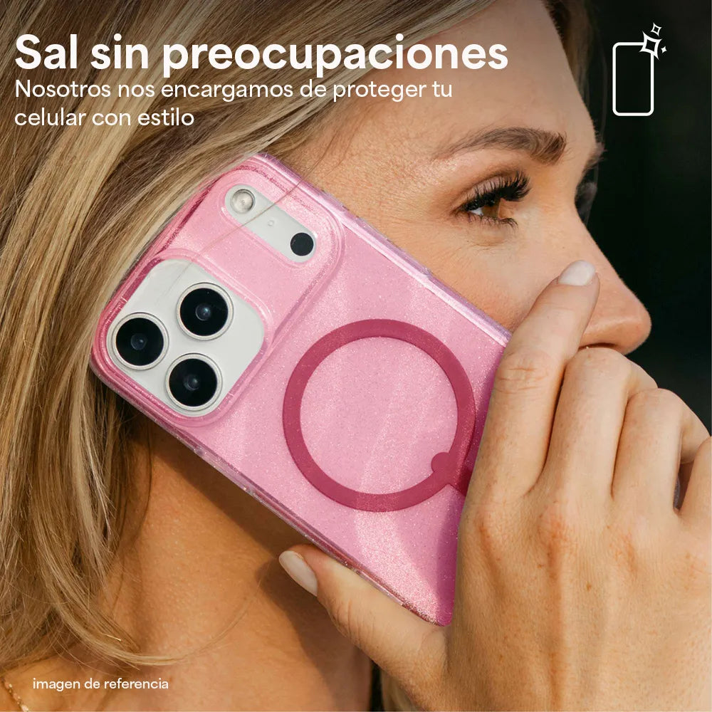 Case Zagg Milan Snap Magsafe KS para iPhone 17 Pro Max - Rosa Brillante