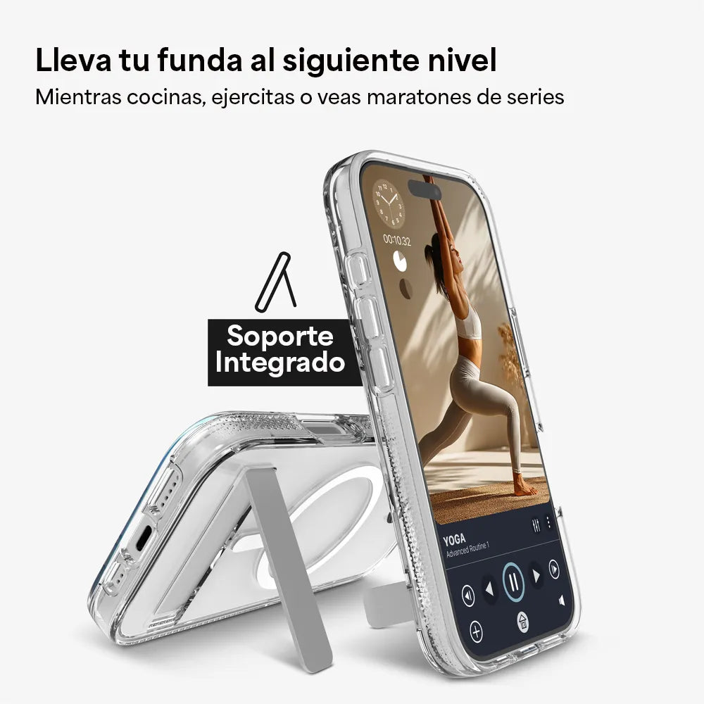 Case ZAGG Crystal Palace con MagSafe KS para iPhone 17 Pro Max - Transparente