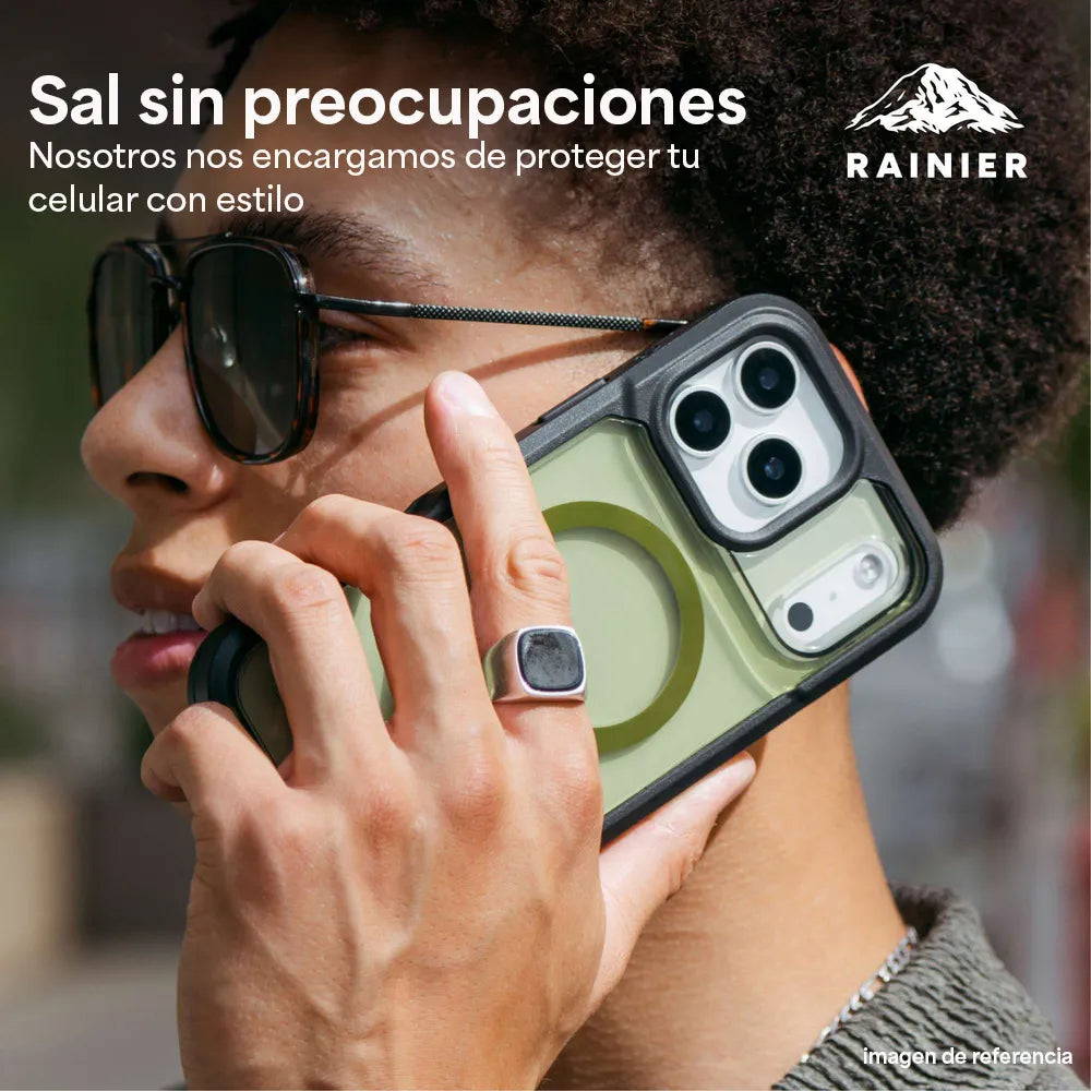 Case ZAGG Rainier con MagSafe KS para iPhone 17 Pro Max - Negro Humo