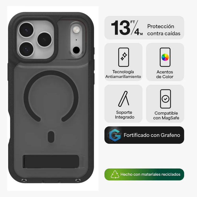 Case_ZAGG_Santa_Cruz_MagSafe_KS_iPhone_17_Pro_Negro_Medianoche_Imagen_posicion_2_iShop_Peru