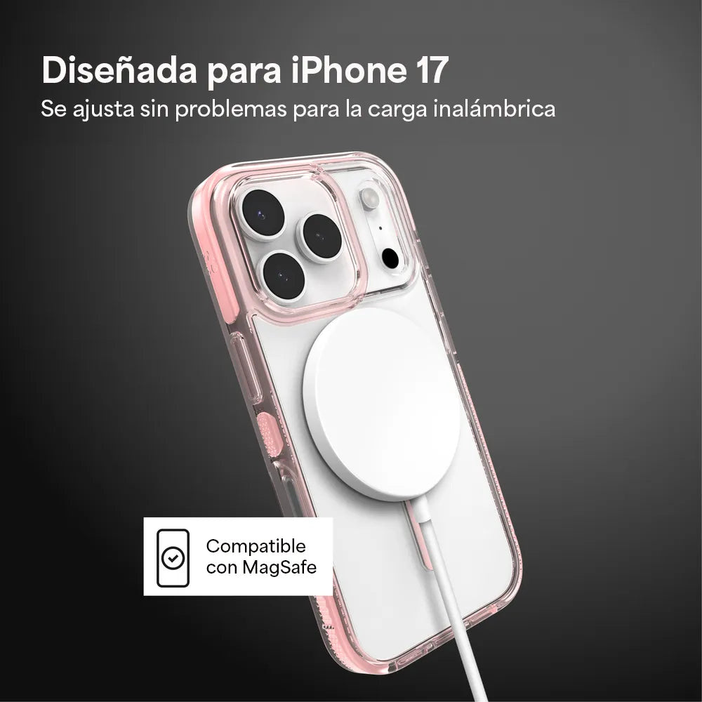 Case_ZAGG_Santa_Cruz_Snap_MagSafe_KS_iPhone_17_Pro_Max_Rosa_Pastel_Imagen_posicion_3_iShop_Peru