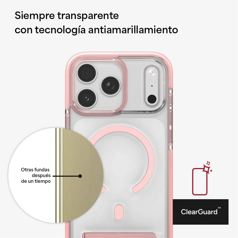 Case_ZAGG_Santa_Cruz_Snap_MagSafe_KS_iPhone_17_Pro_Max_Rosa_Pastel_Imagen_posicion_4_iShop_Peru