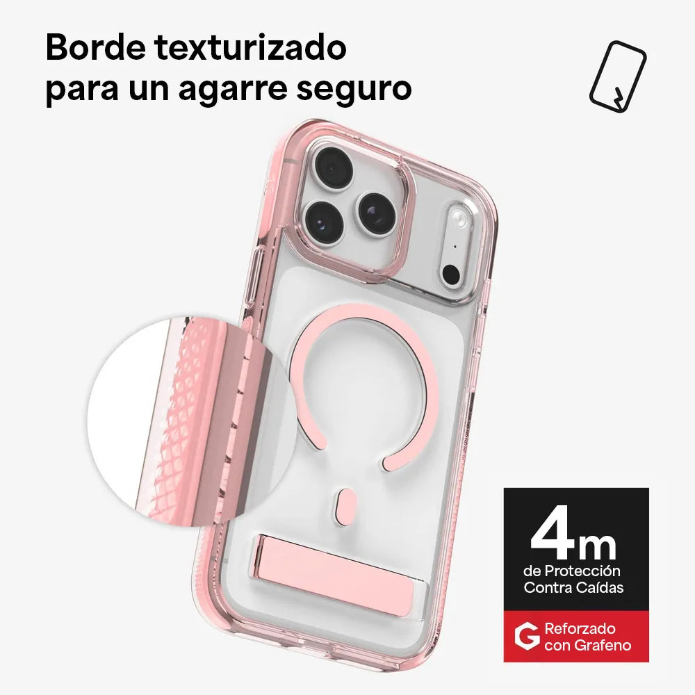 Case_ZAGG_Santa_Cruz_Snap_MagSafe_KS_iPhone_17_Pro_Max_Rosa_Pastel_Imagen_posicion_5_iShop_Peru