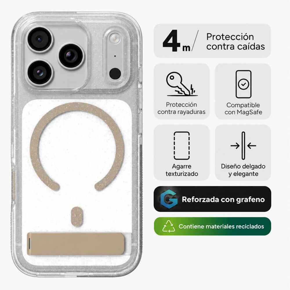 Case_Zagg_Milan_con_Magsafe_KS_para_iPhone_18_Pro_Max_Dorado_Brillante_Imagen_posicion_2_iShop_Peru