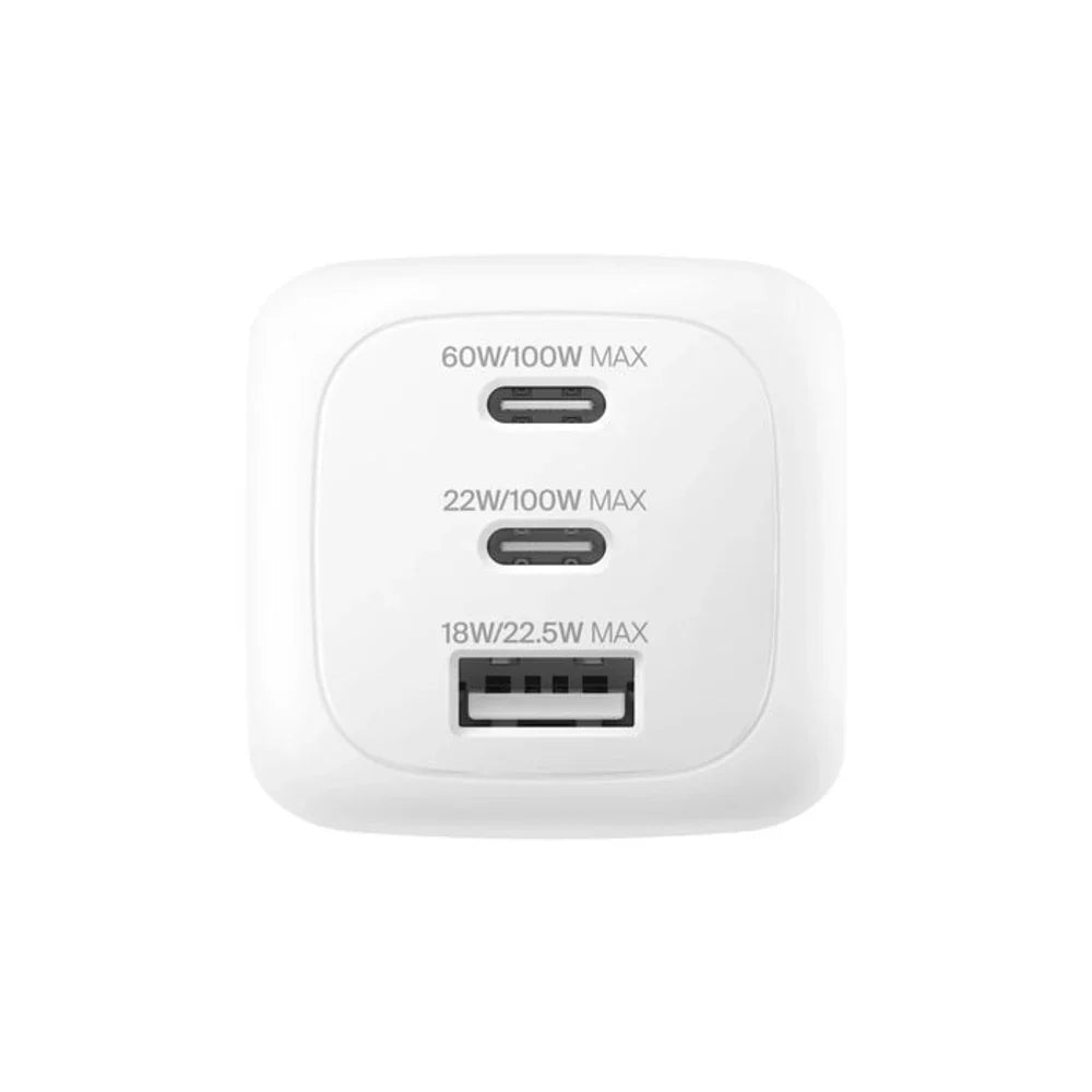 Cargador_Belkin_GaN_de_3_Puertos_(2_USB-C/1_USB-A)_100W_Blanco_Posición_8_iShop_Perú