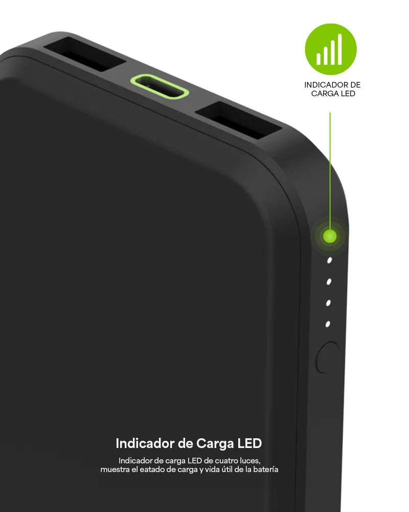 Batería externa Mophie Prime 10,000 mAh - Negro