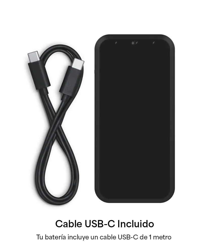 Batería externa Mophie Prime 10,000 mAh - Negro