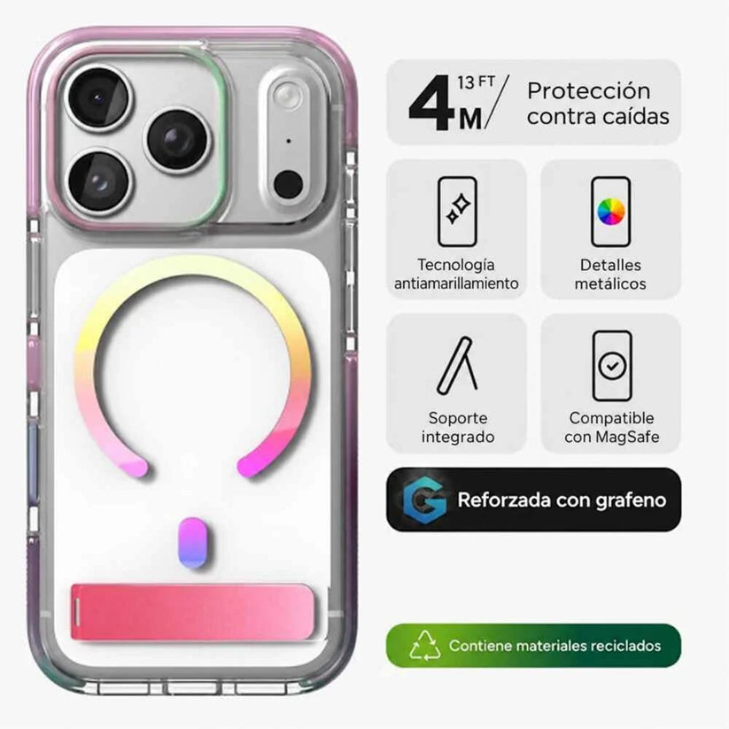 Case_ZAGG_Santa_Cruz_con_MagSafe_KS_para_iPhone_18_Pro_Max_17_Pro_Max_Iridiscente_Imagen_posicion_2_iShop_Peru
