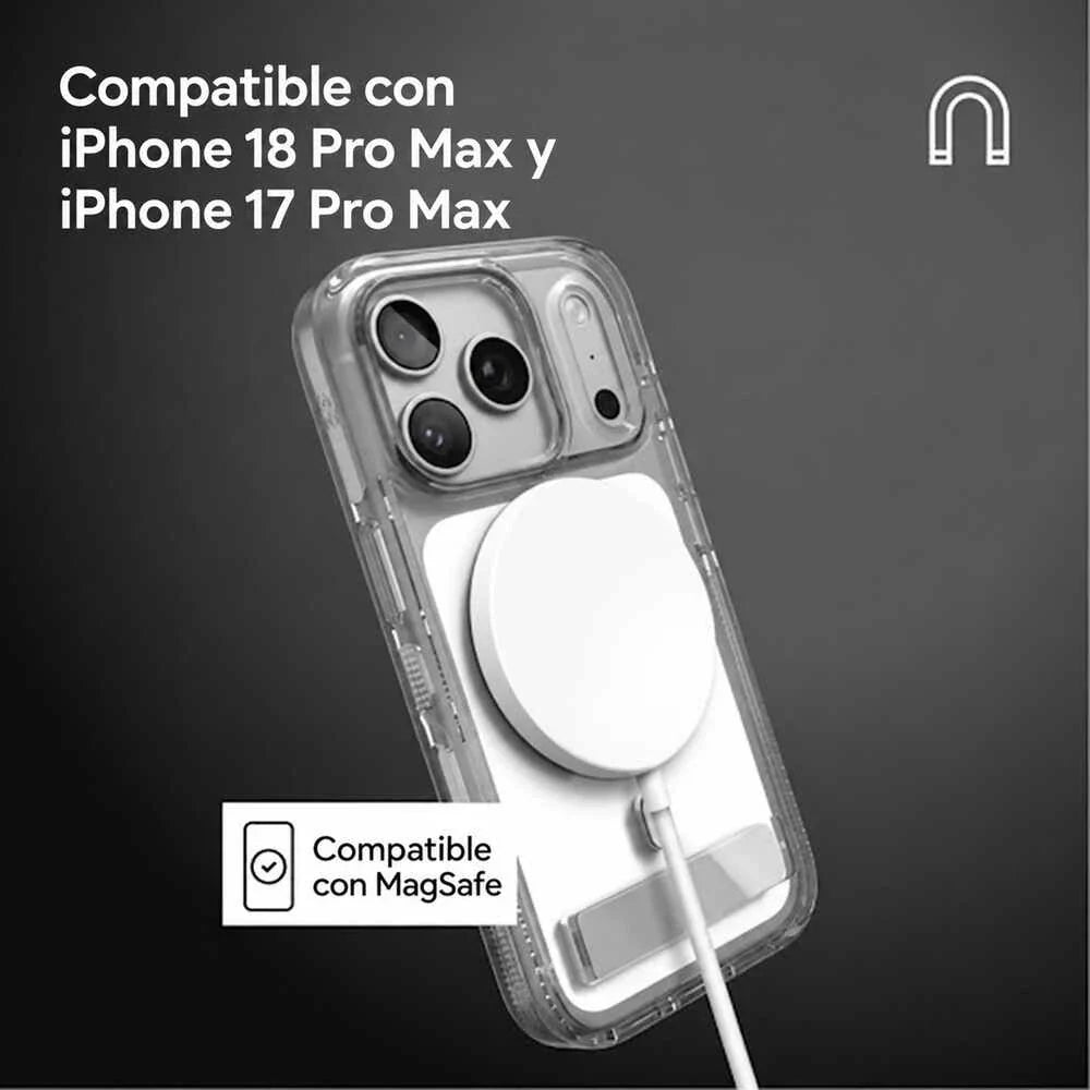 Case_ZAGG_Santa_Cruz_con_MagSafe_KS_para_iPhone_18_Pro_Max_17_Pro_Max_Plata_Imagen_posicion_3_iShop_Peru