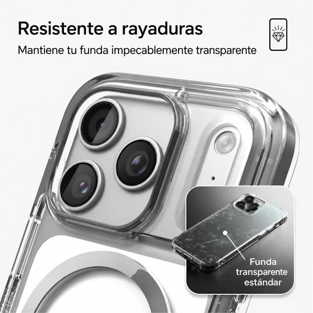 Case_ZAGG_Santa_Cruz_con_MagSafe_KS_para_iPhone_18_Pro_Max_17_Pro_Max_Plata_Imagen_posicion_6_iShop_Peru