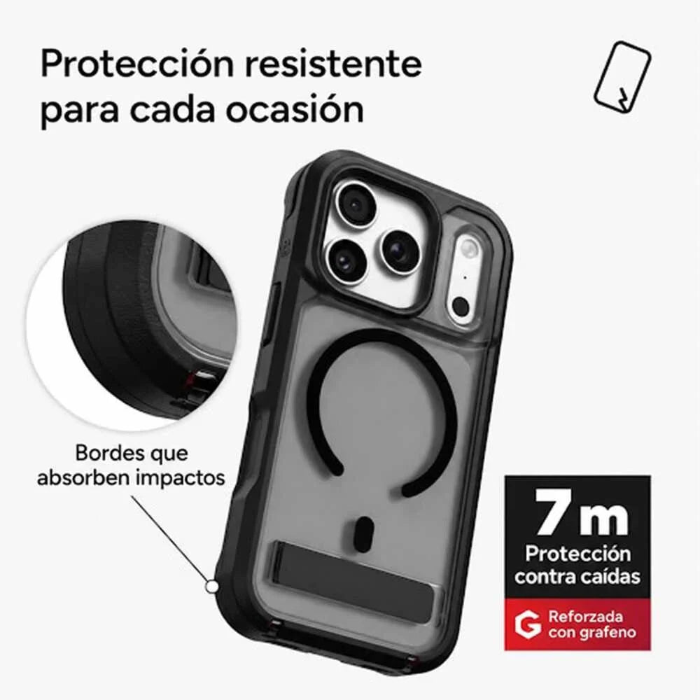 Case_ZAGG_Rainier_con_MagSafe_KS_para_iPhone_18_Pro_17_Pro_Negro_Humo_Imagen_posicion_5_iShop_Peru