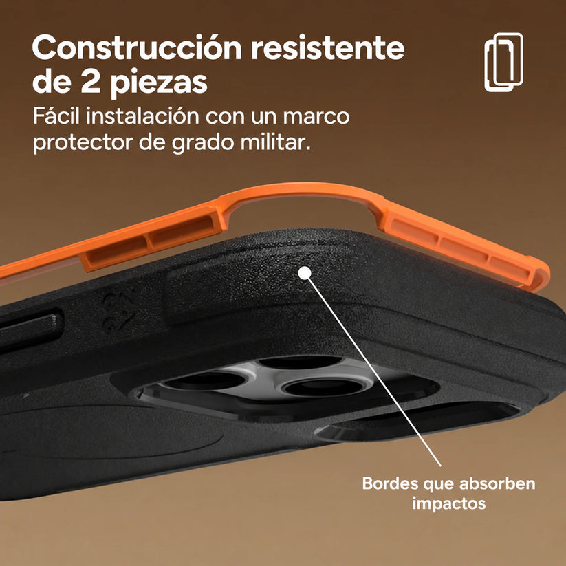 Case_ZAGG_Teton_con_MagSafe_KS_para_iPhone_18_Pro_17_Pro_Naranja_Electrico_Imagen_posicion_4_iShop_Peru