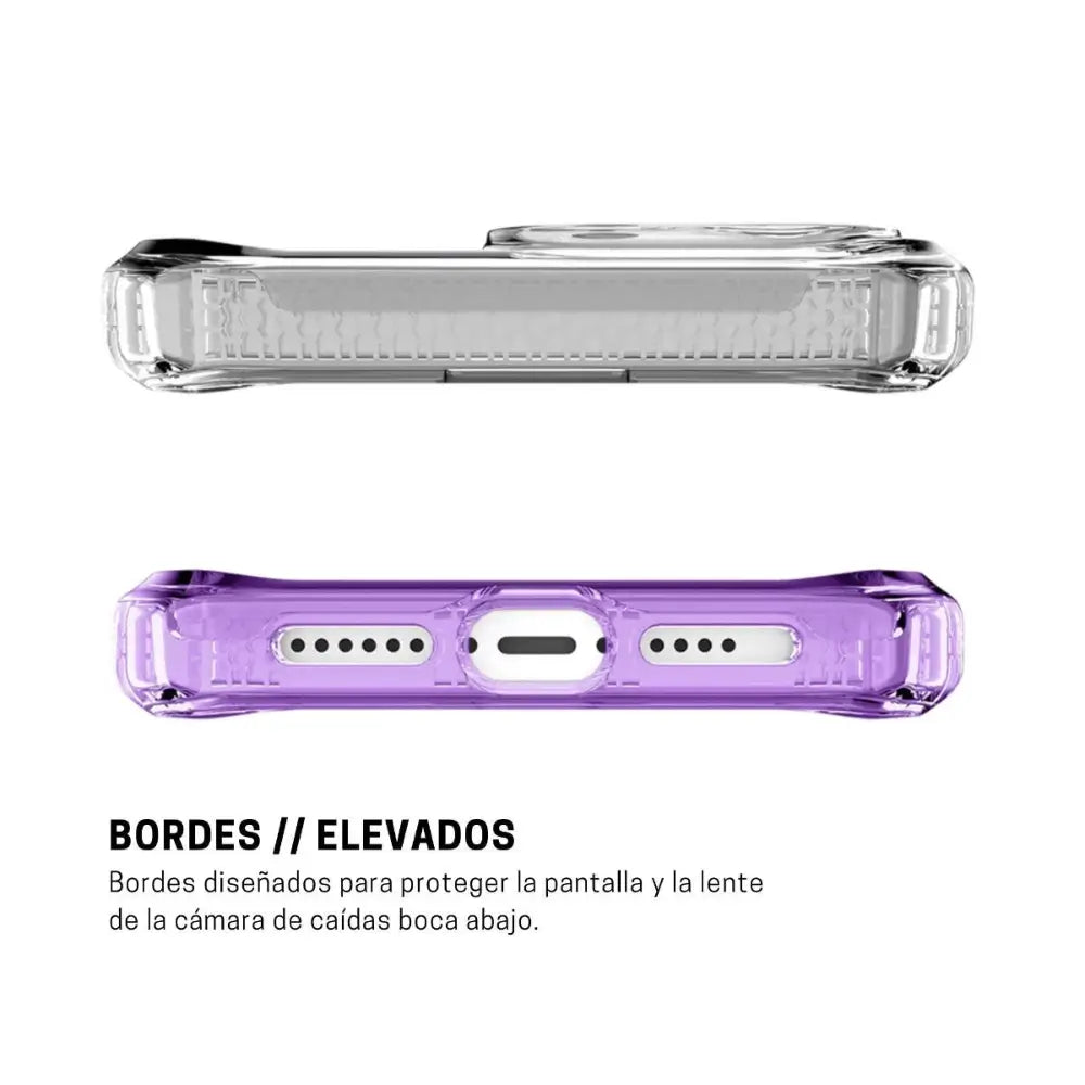 Case Itskins Supreme Ombre con Magsafe para iPhone 13/14 - Sombra Morada