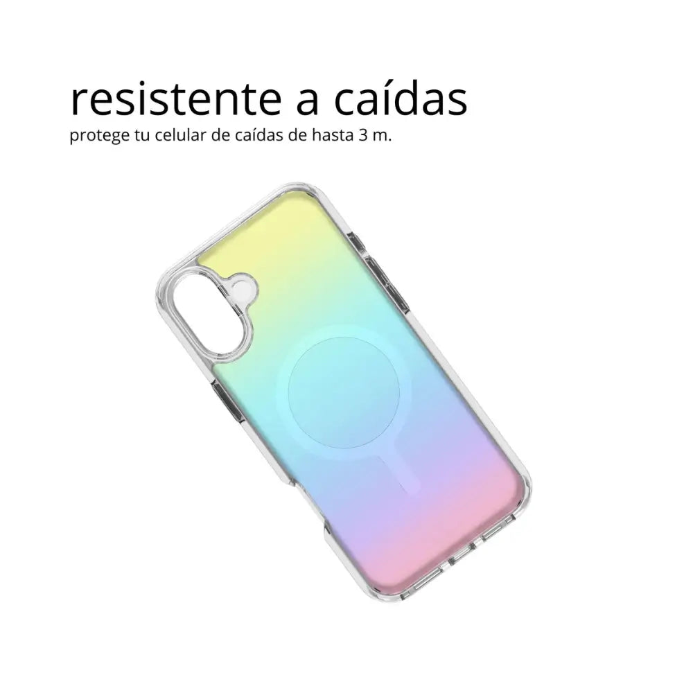 Case Avana Frost Cosmic con MagSafe para iPhone 16 Plus - Azul/Violeta