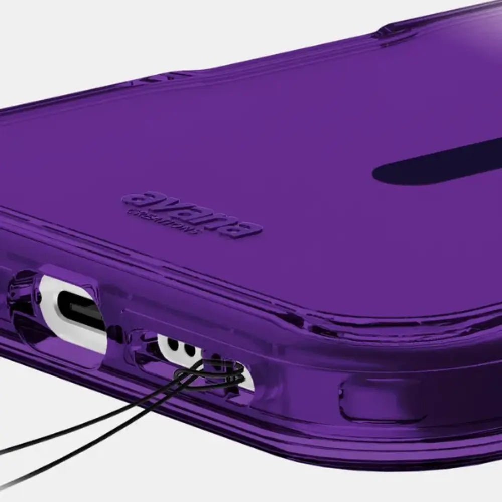 Case Avana Sunrise con MagSafe para iPhone 16 Pro Max - Negro/Morado