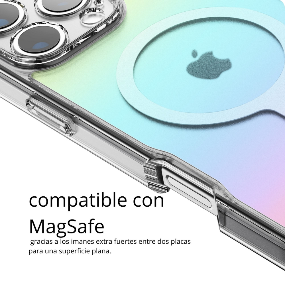 Case Avana Frost Cosmic con MagSafe para iPhone 16 Pro - Azul/Violeta