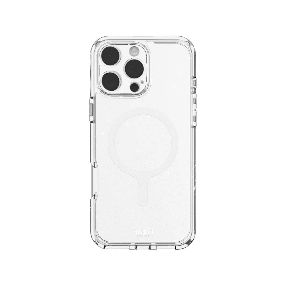 Case Avana StarLite para iPhone 16 Pro con Magsafe - Plata Superestrella