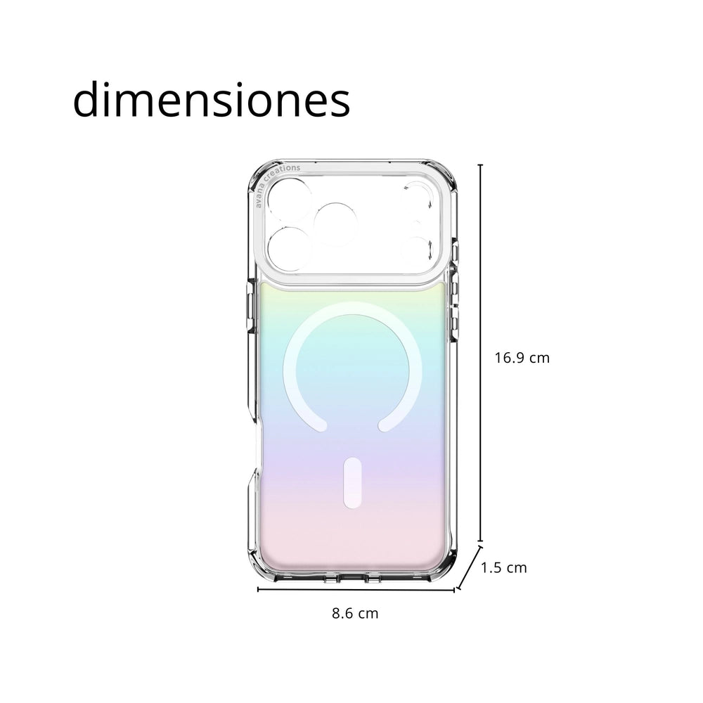 Case Avana Cosmic Frost con Magsafe para iPhone 17 Pro Max - Violeta Cósmico