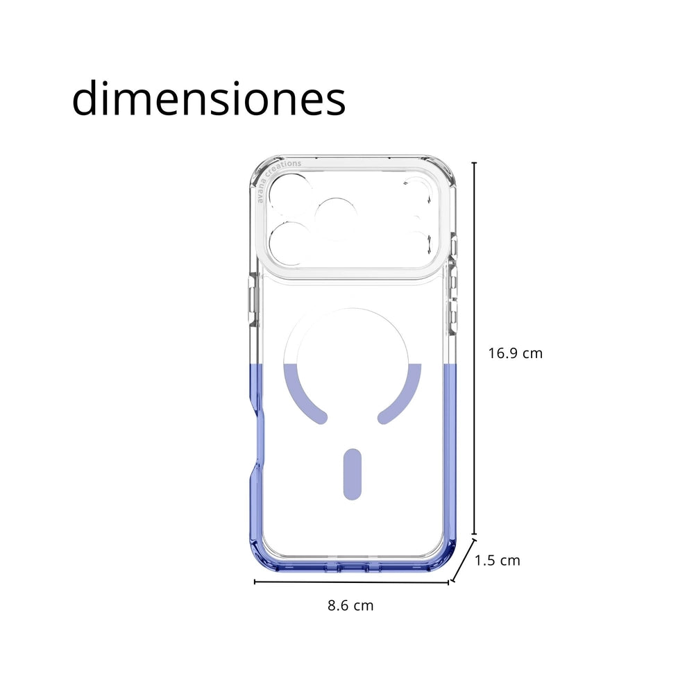 Case Avana Mood con Magsafe para iPhone 17 Pro Max - Púrpura Claro